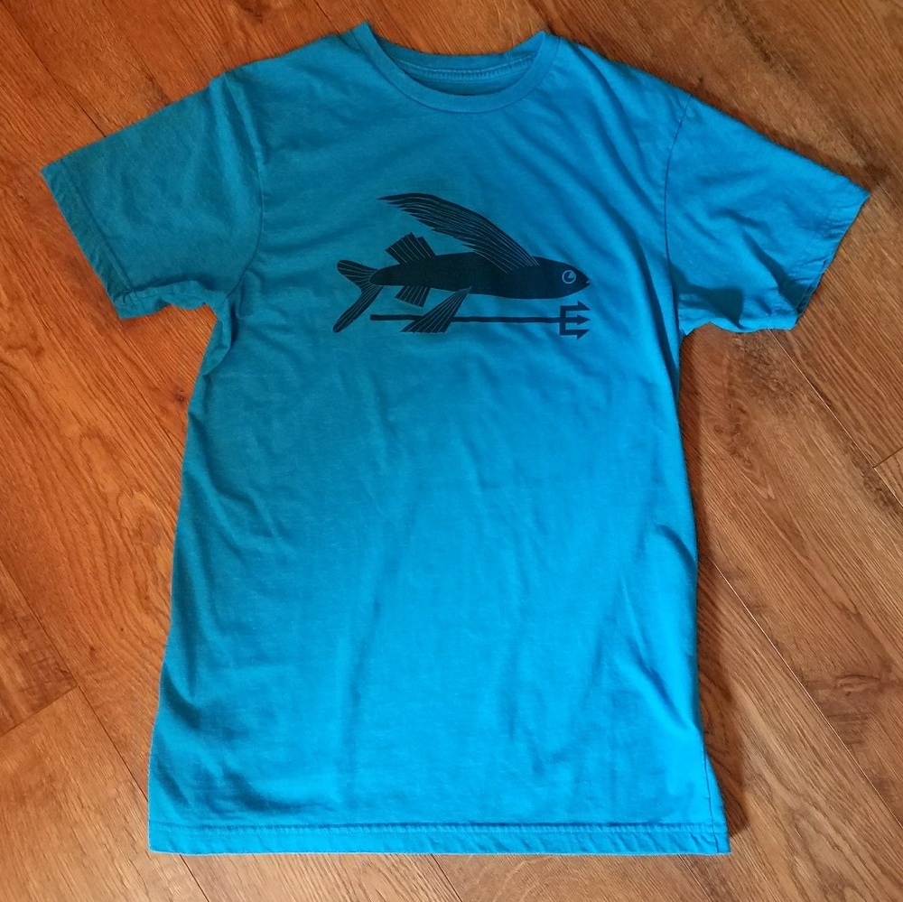 PATAGONIA Men's Fishing Trident T-shirt Size Small